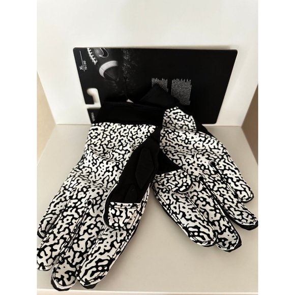 Nike Air Jordan Superbad 5.0 Padded Football Gloves Black Size XL CJ9850-091 - Picture 2 of 3